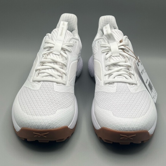 Reebok Nano Golf Spikeless White Tan Outdoor Sport Golf Shoes - Men’s Size 10 - Picture 3 of 8